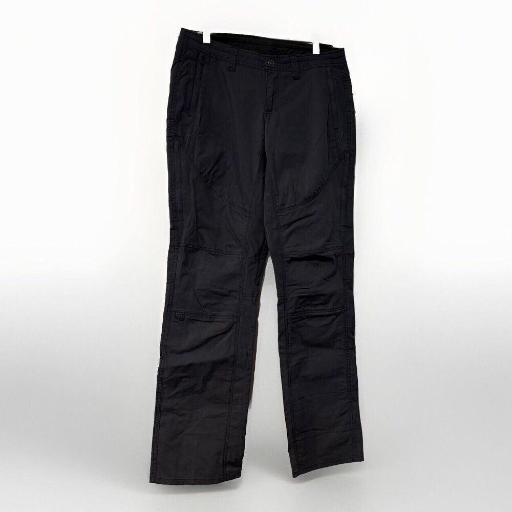 Kuhl Spire Roll Up Legendary Pants Dark Gray Hiking Zip Pockets 6279 Women’s 8